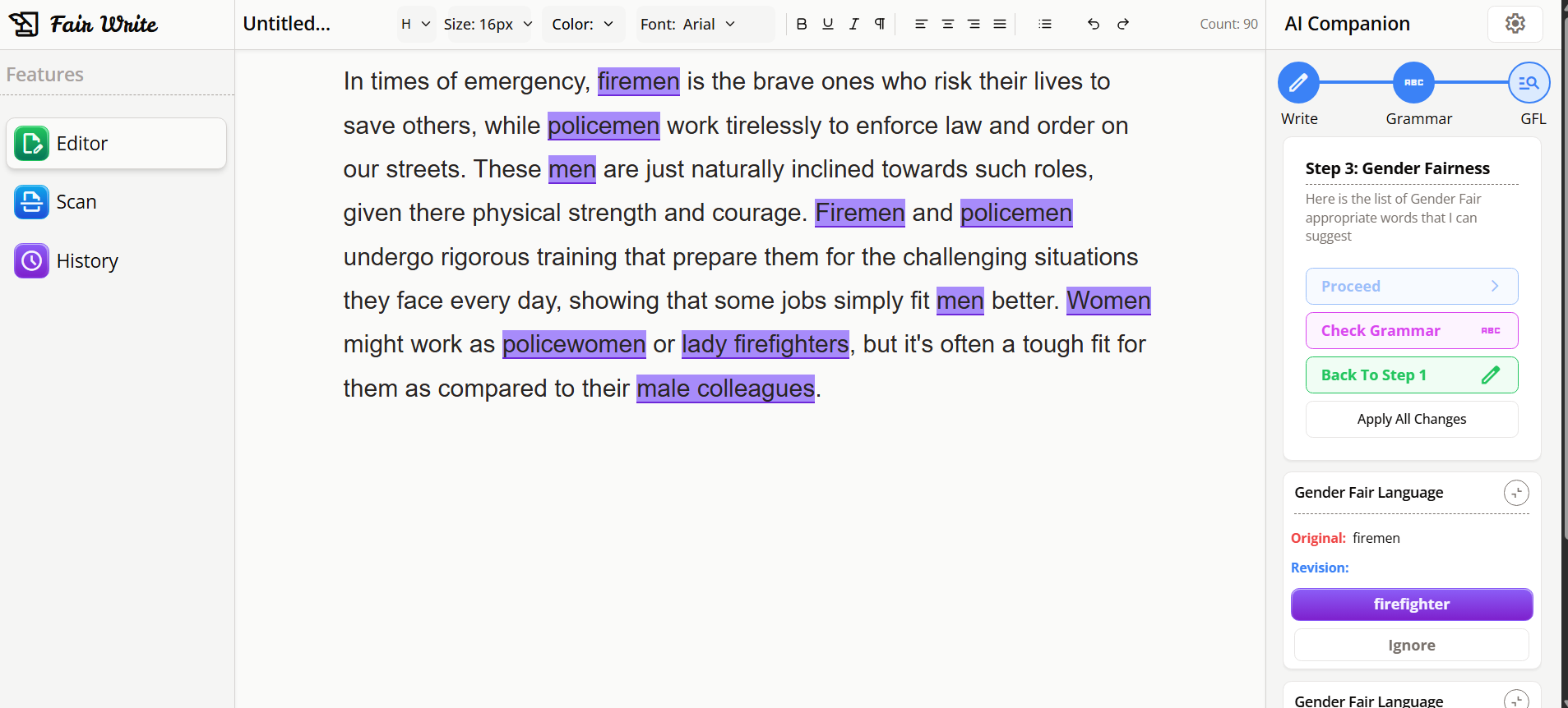 image of fair write a gender fair revision web application