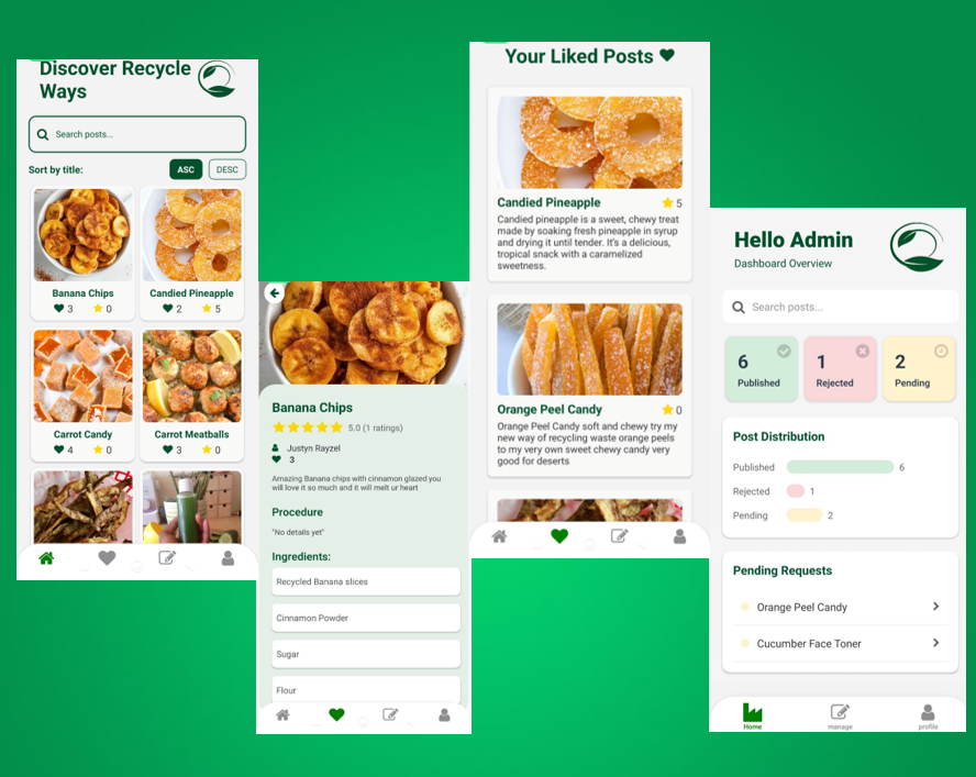 image of greencycle a recycling mobile app